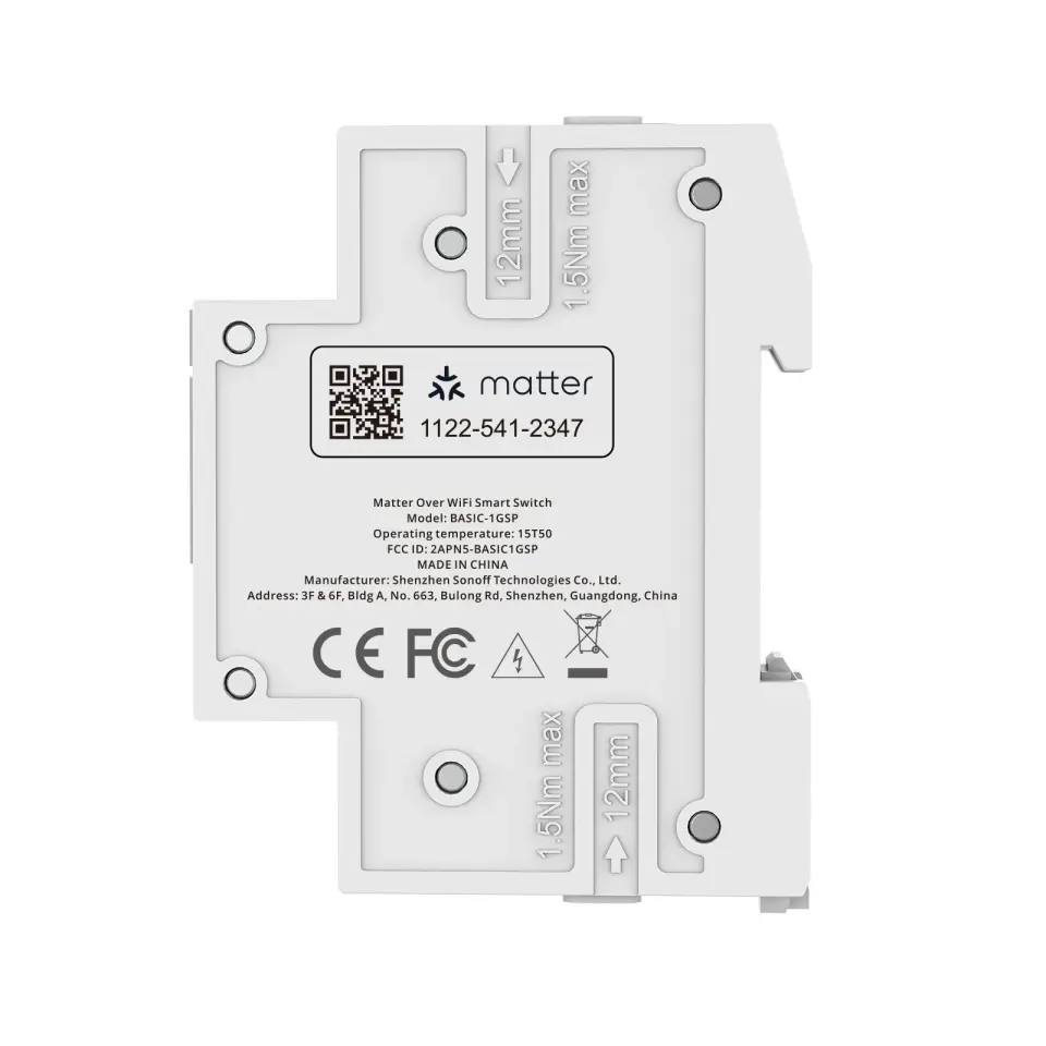 SONOFF 32A Matter Akıllı Sigorta | BASIC-1GSP