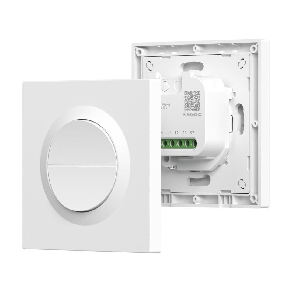 SONOFF Fusion Serisi Orb-MW2 Matter 2 Kanallı Akıllı Duvar Anahtarı | MINI-2GS-E