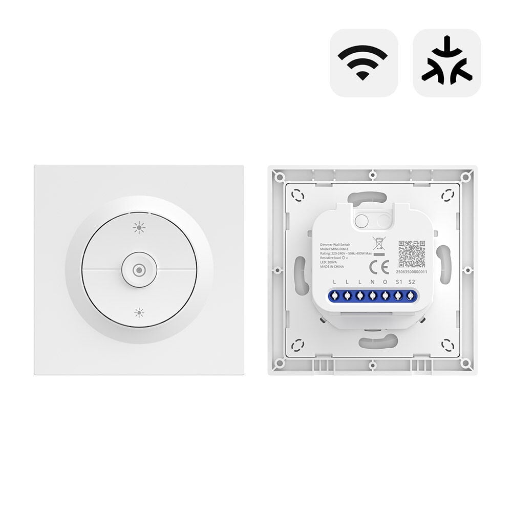 SONOFF Fusion Serisi Orb-DIM Matter Dimmer Akıllı Duvar Anahtarı | MINI-DIM-E