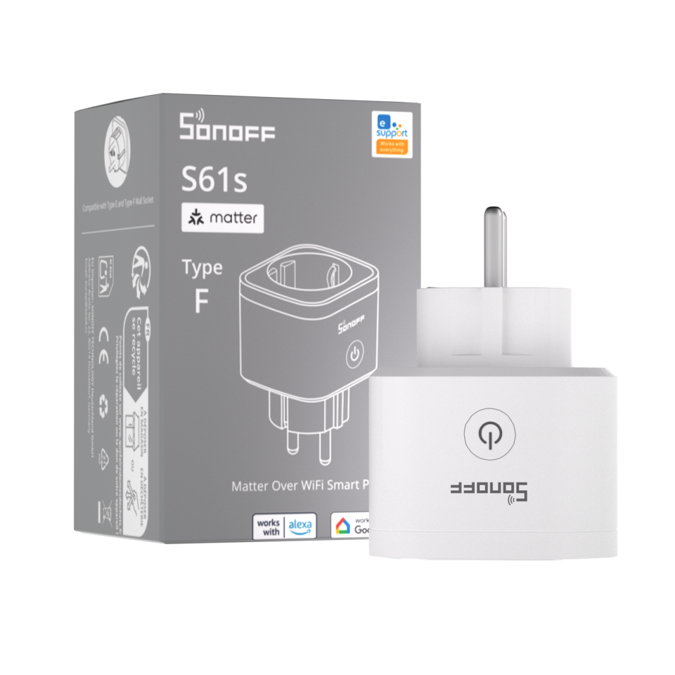 SONOFF iPlug Gen2 Matter Akıllı Priz | S61STPF