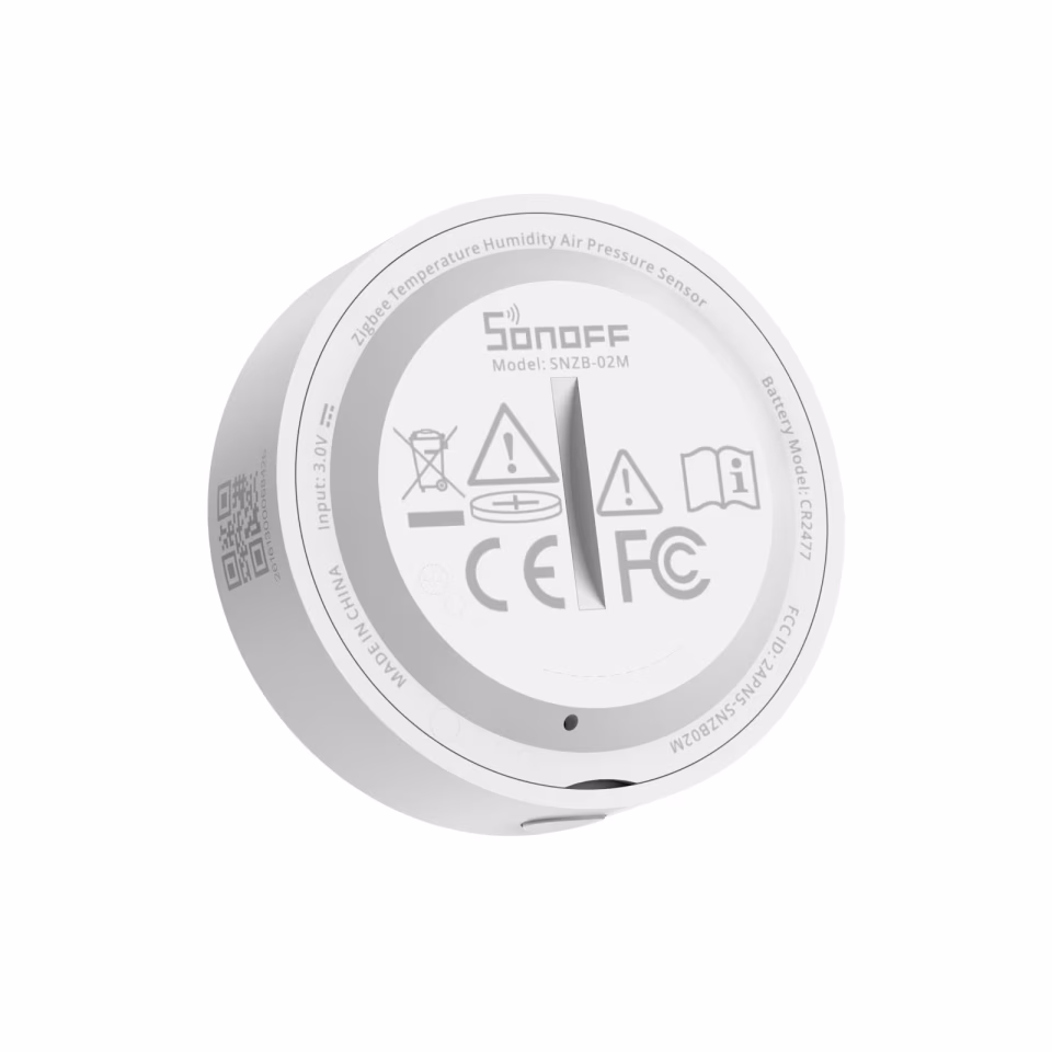 SONOFF AirGuard Zigbee Sıcaklık, Nem ve Hava Basıncı Sensörü | SNZB-02M (YAKINDA)