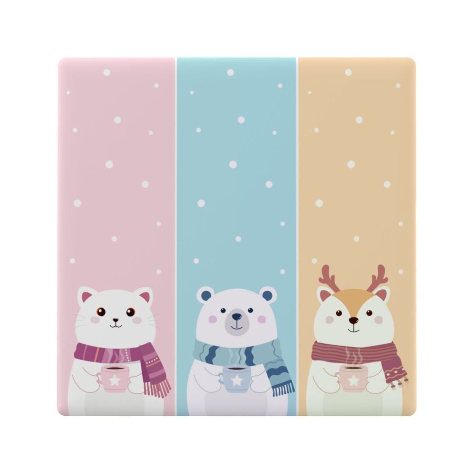 TX Ultimate Akıllı Dokunmatik Duvar Anahtarı Kapakları 3 Kanallı - Cartoon