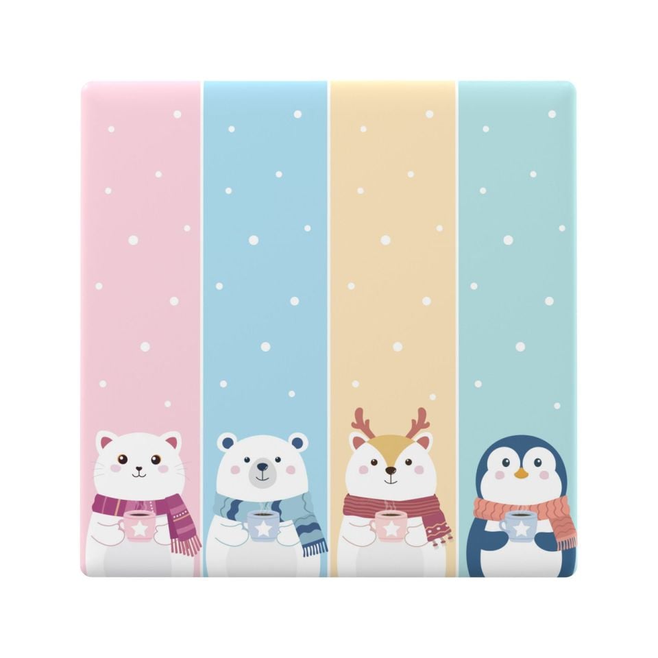 TX Ultimate Akıllı Dokunmatik Duvar Anahtarı Kapakları 4 Kanallı - Cartoon