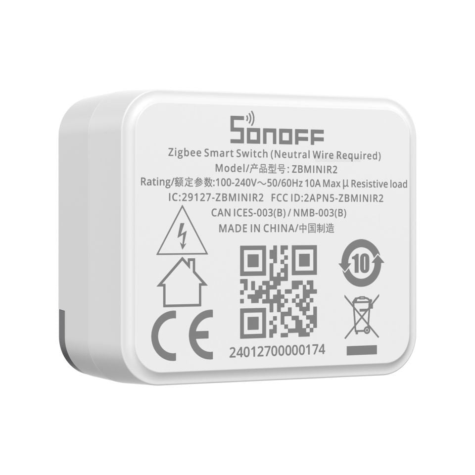 ZigBee Mini R2 Akıllı Röle 1 Adet