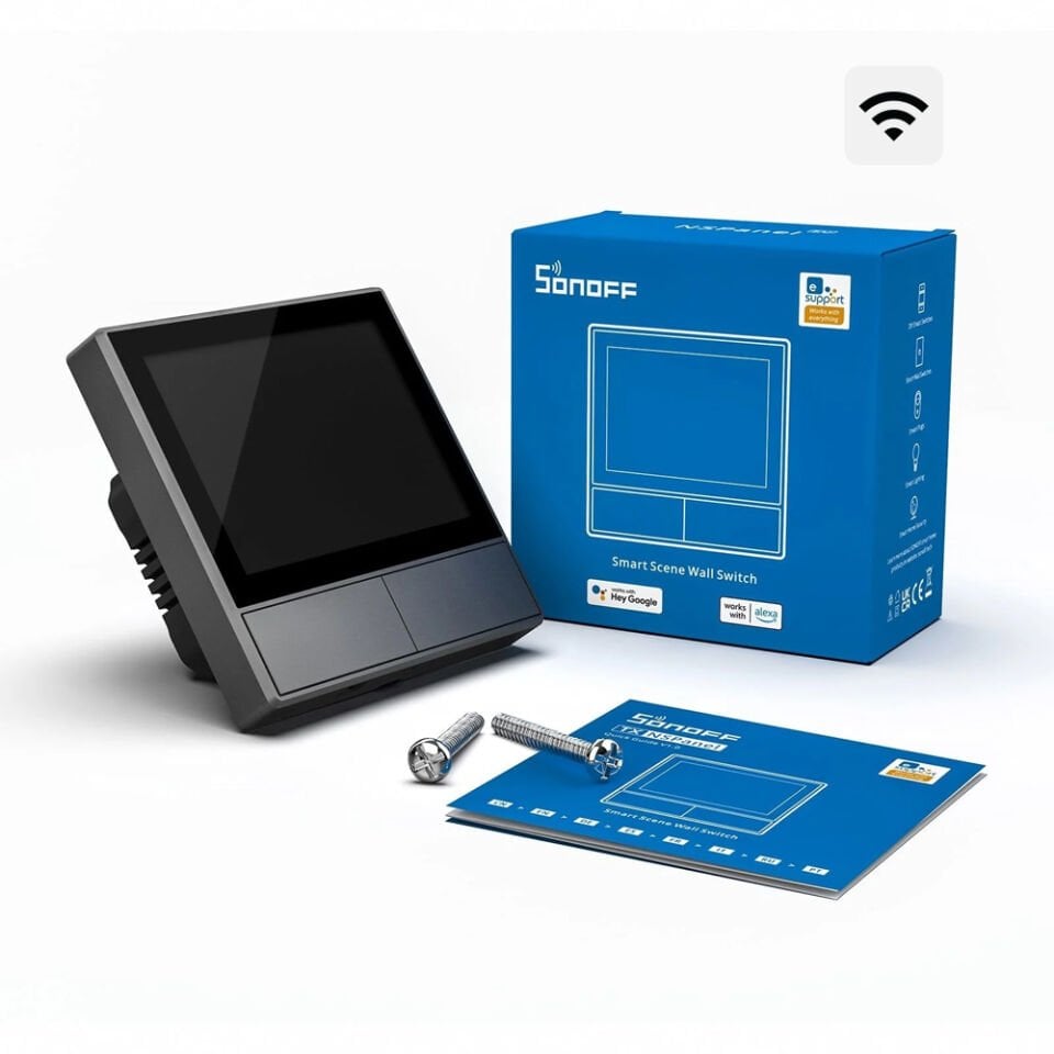 NS Panel Merkezi Kontrol Paneli Siyah