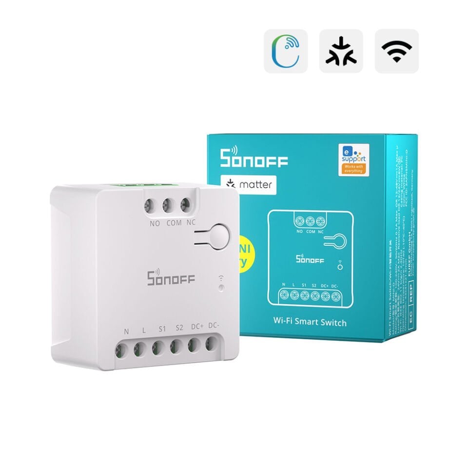 SONOFF Mini-D Matter Kuru Kontak Akıllı Röle