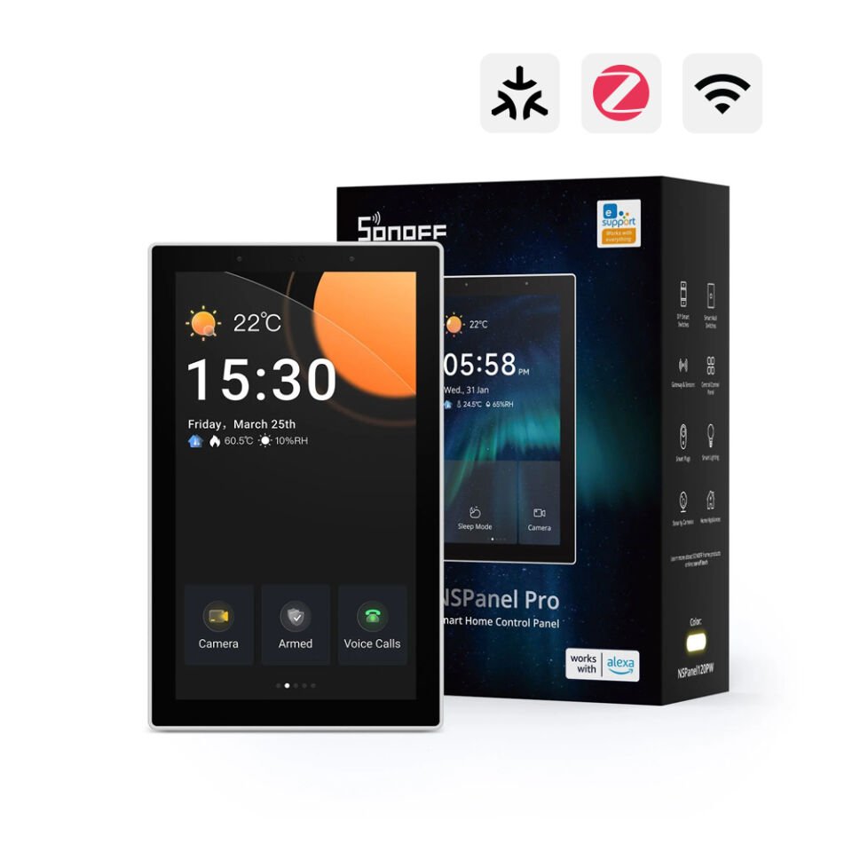 SONOFF NS Panel Pro 120 Merkezi Kontrol Paneli Beyaz