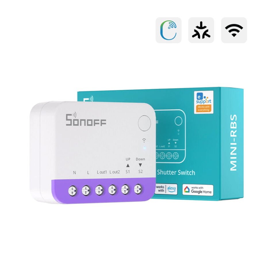 Sonoff ZigBee Mini-ZBRBS Akıllı Panjur Kontrol Rölesi