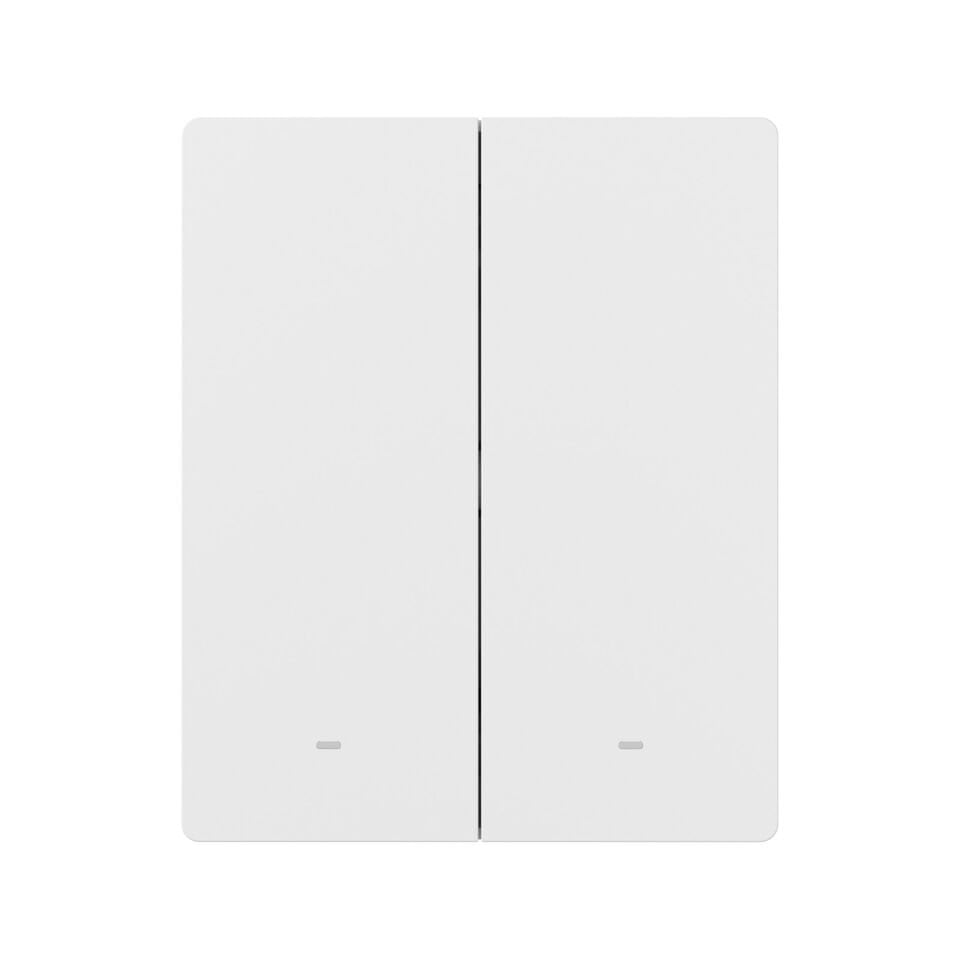 ZBM5-2C-80W ZigBee Akıllı Duvar Anahtarı 2 Kanallı Nötr ve Nötrsüz Uyumlu (YAKINDA)
