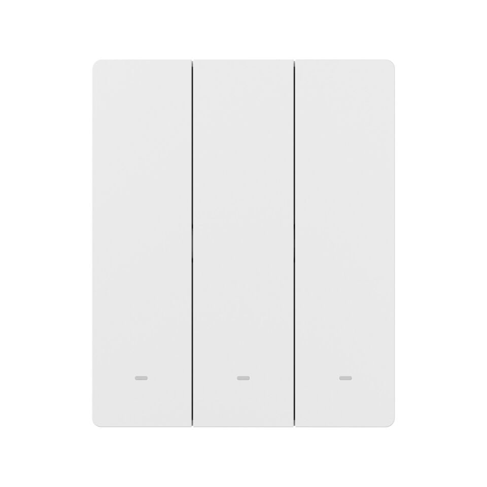 ZBM5-3C-80W ZigBee Akıllı Duvar Anahtarı 3 Kanallı Nötr ve Nötrsüz Uyumlu (YAKINDA)