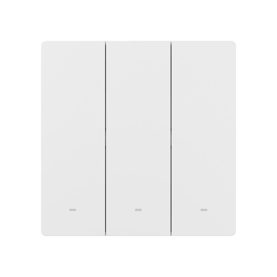 ZBM5-3C-86W ZigBee Akıllı Duvar Anahtarı 3 Kanallı Nötr ve Nötrsüz Uyumlu (YAKINDA)