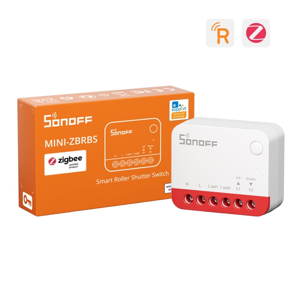 ZigBee Mini-ZBRBS Akıllı Panjur Kontrol Rölesi 1 Adet