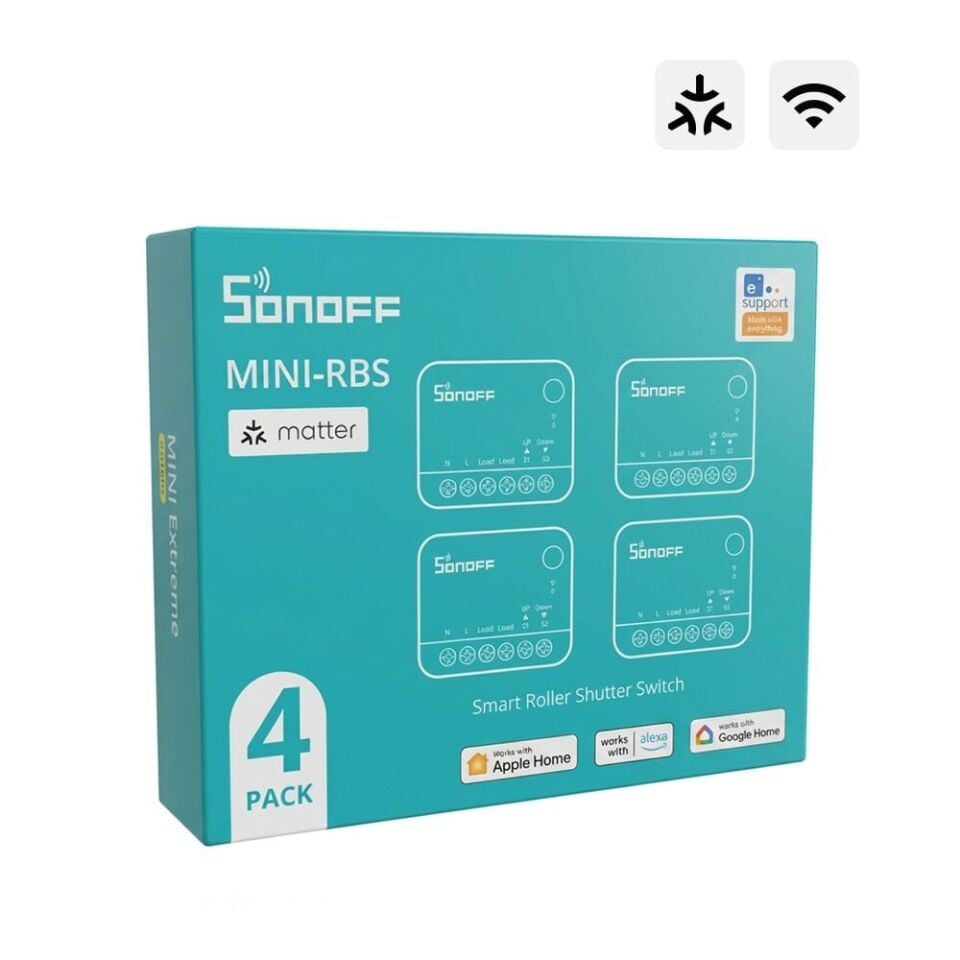 Mini-RBS Matter Akıllı Panjur Kontrol Rölesi 4 Adet