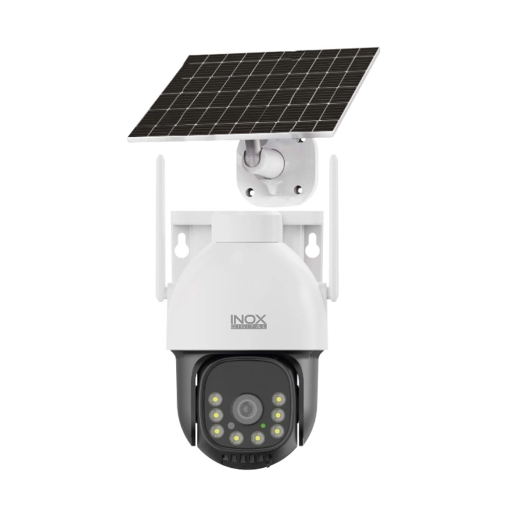 INOX-X12 4MP 4G E-SIM Black Light Gece Renkli Solar Kamera